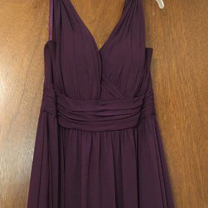 Morilee A-Line Bridesmaid Dress Eggplant 21553 Never Altered
